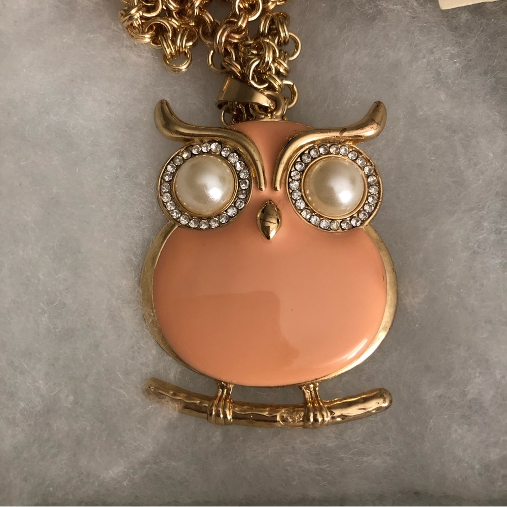 Amrita Singh owl pendant w/ chain